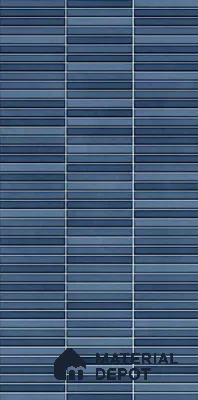 Faux Subway Wall Tile TL 10777 E Stark Ocean 2 ft x 1 ft Glossy Finish Ceramic Tile - 9 mm | Please Expect a Slight Variation of Pattern