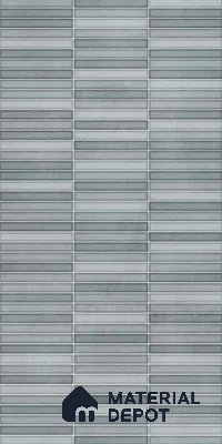 Faux Subway Wall Tile TL 10777 C Stark Hue 2 ft x 1 ft Glossy Finish Ceramic Tile - 9 mm | Please Expect a Slight Variation of Pattern