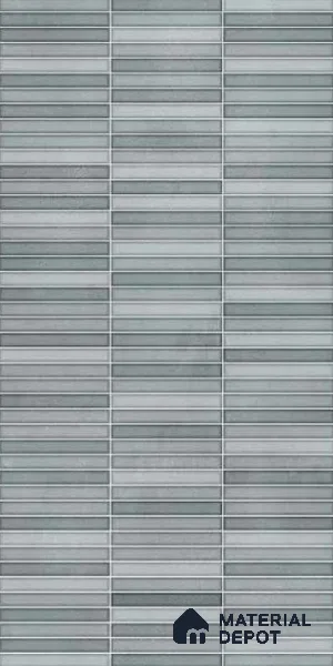 Faux Subway Wall Tile TL 10777 C Stark Hue 2 ft x 1 ft Glossy Finish Ceramic Tile - 9 mm | Please Expect a Slight Variation of Pattern