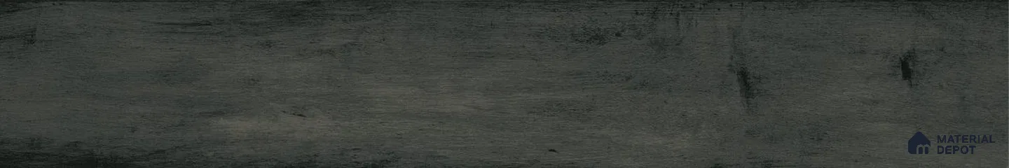 Wooden Plank Floor Tile TL 12088 Charcoal Timber 3 ft x 6 inc Matte Finish Porcelain Tile - 9 mm | Suitable for Living Room, Bedroom, Dining & Foyer
