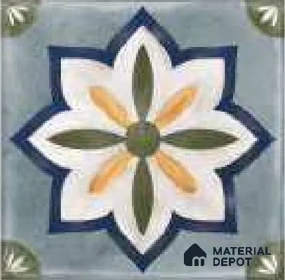 Moroccans Wall Tile TL 12132 80386 Lucido Phool 8 inc x 8 inc Glossy Finish  Vitrified Tile - 9 mm