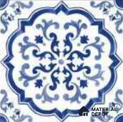 Moroccans Floor & Wall Tile TL 12149 E SP 80193 Shilpkar Worli 8 inc x 8 inc Matte Finish  Vitrified Tile - 9 mm