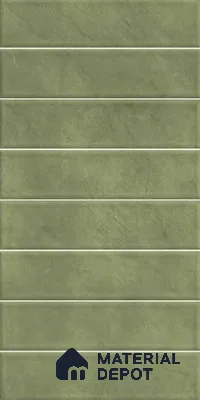 Faux Subway Wall Tile TL 10792 C Tierras Emerald 2 ft x 1 ft Glossy Finish Ceramic Tile - 9 mm | Please Expect a Slight Variation of Pattern