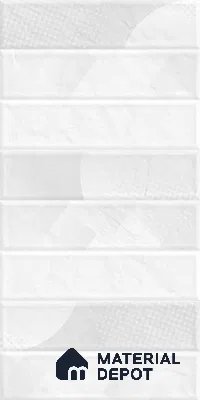 Faux Subway Wall Tile TL 10792 E Tierras Reactive Decor 2 ft x 1 ft Glossy Finish Ceramic Tile - 9 mm | Please Expect a Slight Variation of Pattern