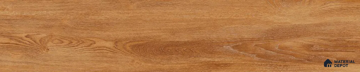 Wooden Effect Floor Tile TL 12072 Natural Wood Brown 3.2 ft x 8 inc Matte Finish Ceramic Tile - 9 mm