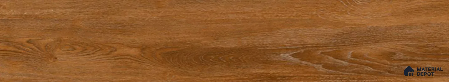 Wooden Effect Floor Tile TL 11950 Mapple Wood Brown 3.2 ft x 8 inc Matte Finish Ceramic Tile - 9 mm