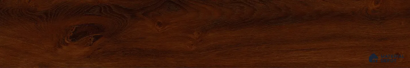 Wooden Plank Floor Tile TL 12056 Mahogany Ember 3 ft x 6 inc Matte Finish Porcelain Tile - 9 mm | Suitable for Living Room, Bedroom, Dining & Foyer