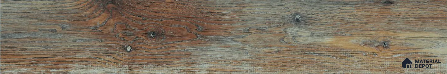 Wooden Effect Floor Tile TL 12106 NRC-406 3 ft x 6 inc Matte Finish Porcelain Tile - 9 mm
