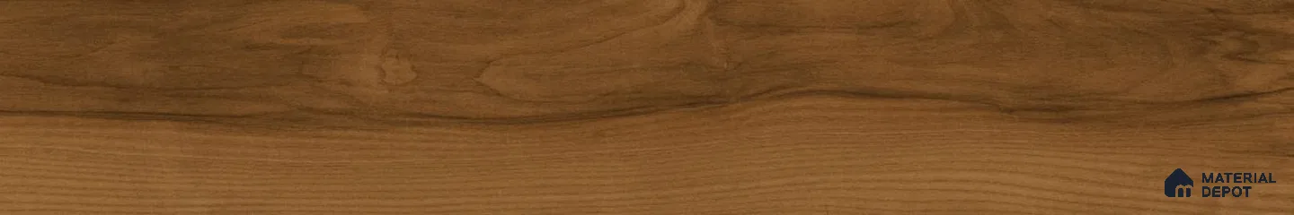 Wooden Plank Floor Tile TL 12089 Natural Burl 3 ft x 6 inc Matte Finish Porcelain Tile - 9 mm | Suitable for Living Room, Bedroom, Dining & Foyer