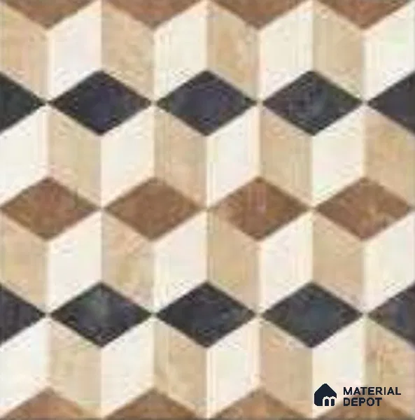 Moroccans Floor & Wall Tile TL 12151 K SP 80026 Urban Miami 8 inc x 8 inc Matte Finish Vitrified Tile - 9 mm