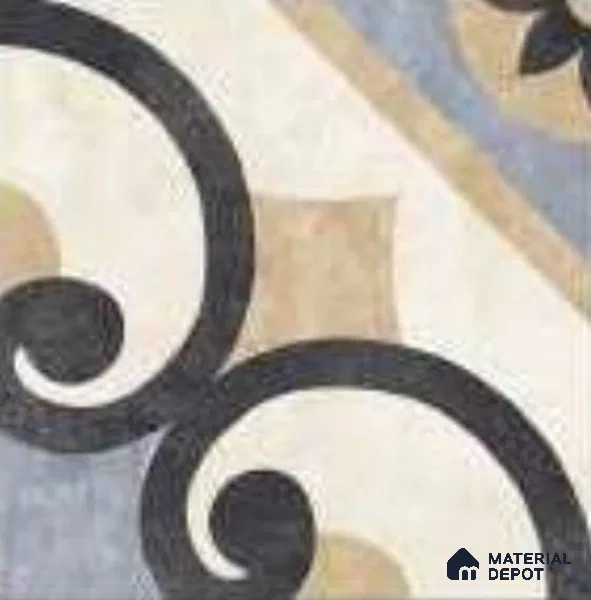 Moroccans Floor & Wall Tile TL 12151 SP 80013 Urban Naples 8 inc x 8 inc Matte Finish Vitrified Tile - 9 mm