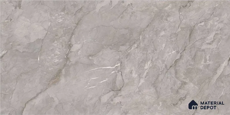 Marbles & Stones Floor & Wall Tile TL 12177 B Coralito Grey Endless 4 ft x 2 ft Carving Matte Finish  Vitrified Tile - 9 mm 