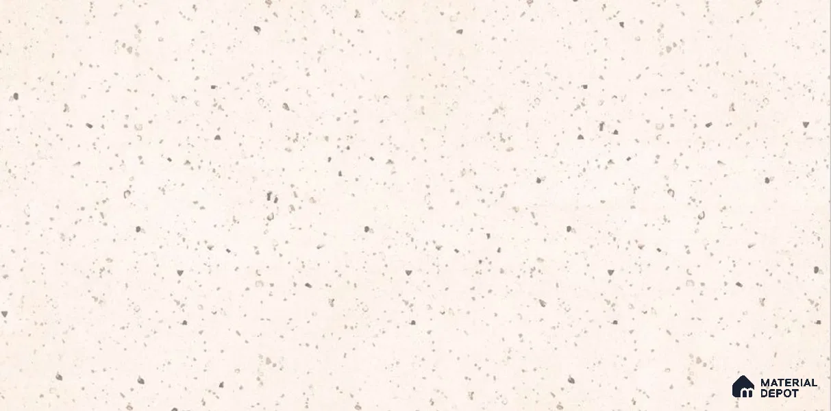 Terrazzo Wall Tile TL 12188 CV Krone Stone White 4 ft x 2 ft Carving Matte Finish Vitrified Tile - 9 mm