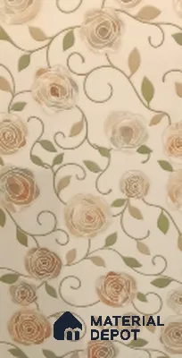 Floral Wall Tile TL 12828 Cristallo Moon Light Krafte 4 ft x 2 ft  Finish Vitrified Tile - 9 mm