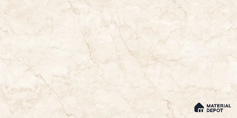Marbles & Stones Floor & Wall Tile TL 12024 CM Blossom Crema 4 ft x 2 ft Glossy Finish Vitrified Tile - 9 mm | 4 Random Design
