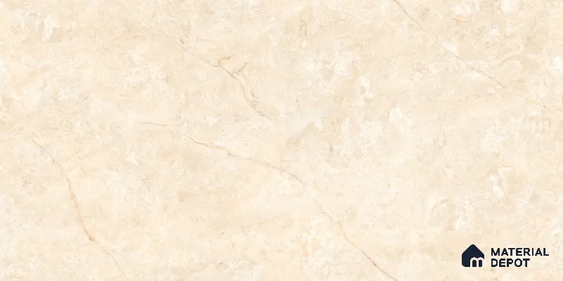 Marbles & Stones Floor & Wall Tile TL 12028 CM Nova Crema 4 ft x 2 ft Glossy Finish Vitrified Tile - 9 mm | 5 Random Design