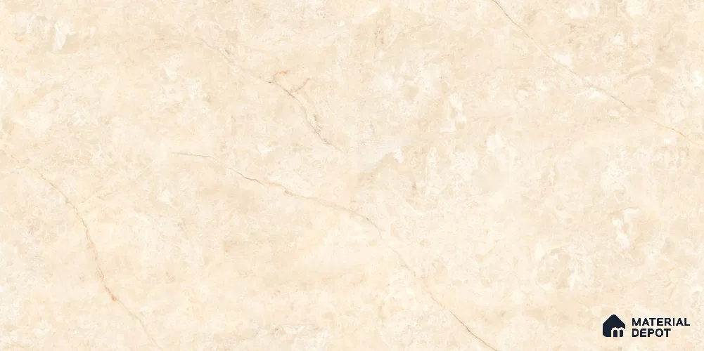 Marbles & Stones Floor & Wall Tile TL 12028 CM Nova Crema 4 ft x 2 ft Glossy Finish Vitrified Tile - 9 mm | 5 Random Design