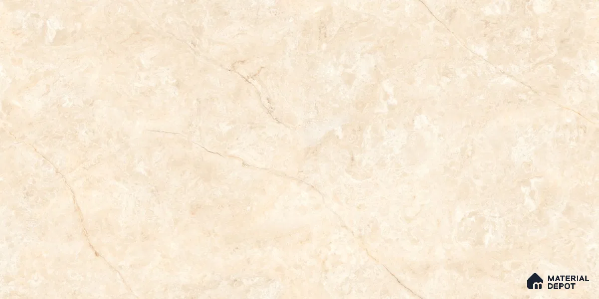 Marbles & Stones Floor & Wall Tile TL 12028 CM Nova Crema 4 ft x 2 ft Glossy Finish Vitrified Tile - 9 mm | 5 Random Design