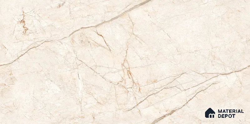 Marbles & Stones Floor & Wall Tile TL 12037 CM 026 4 ft x 2 ft Glossy Finish Vitrified Tile - 9 mm | 3 Random Design