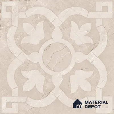 Moroccans Floor Tile TL 12166 B Trance Beige Decor 2 ft x 2 ft Matte Finish  Vitrified Tile - 9 mm 