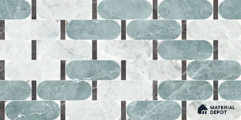 Highlighter Tiles Wall Tile TL 12180 B Artic Stone Pista Decor 4 ft x 2 ft Glossy Finish  Vitrified Tile - 9 mm 