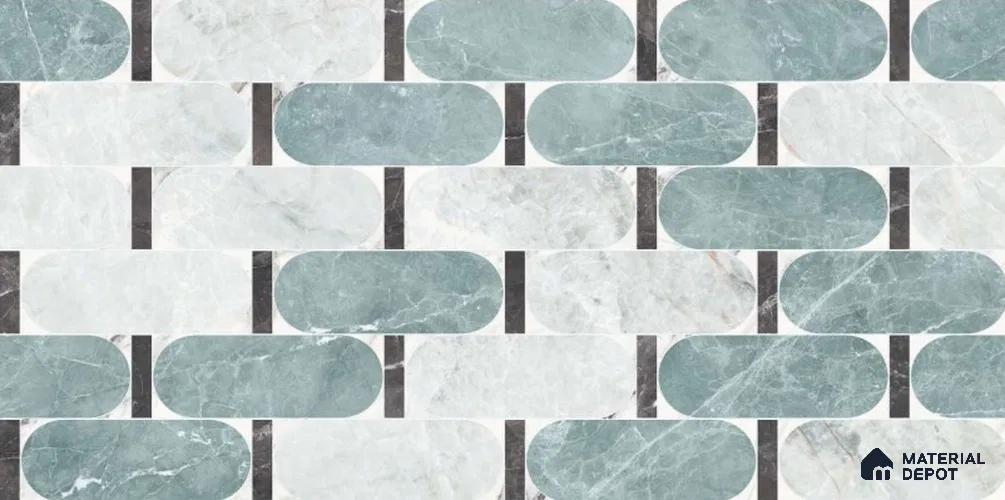 Highlighter Tiles Wall Tile TL 12180 B Artic Stone Pista Decor 4 ft x 2 ft Glossy Finish  Vitrified Tile - 9 mm