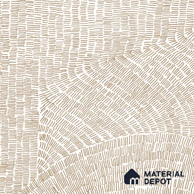Geometric & Abstracts Floor Tile TL 12165 B Rippel Copper 2 ft x 2 ft Glue Matte Finish  Vitrified Tile - 9 mm 