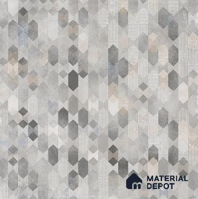 Geometric & Abstracts Floor Tile TL 12162 Perla Decor 1 2 ft x 2 ft Glue Matte Finish  Vitrified Tile - 9 mm 