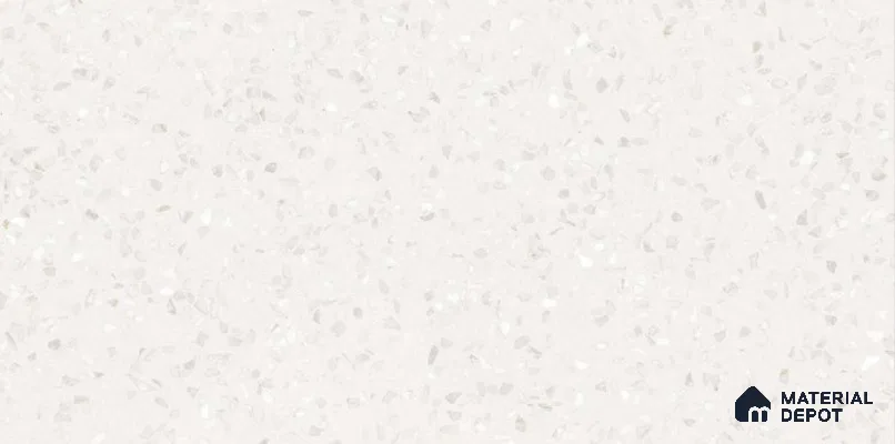 Terrazzo Floor & Wall Tile TL 12176 E Royal Terra Blanco 4 ft x 2 ft Glue Matte Finish  Vitrified Tile - 9 mm