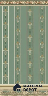 Patterned Wall Tile TL 12187 B SG Craft Slavia Decor 02 4 ft x 2 ft Glue Matte Finish  Vitrified Tile - 9 mm