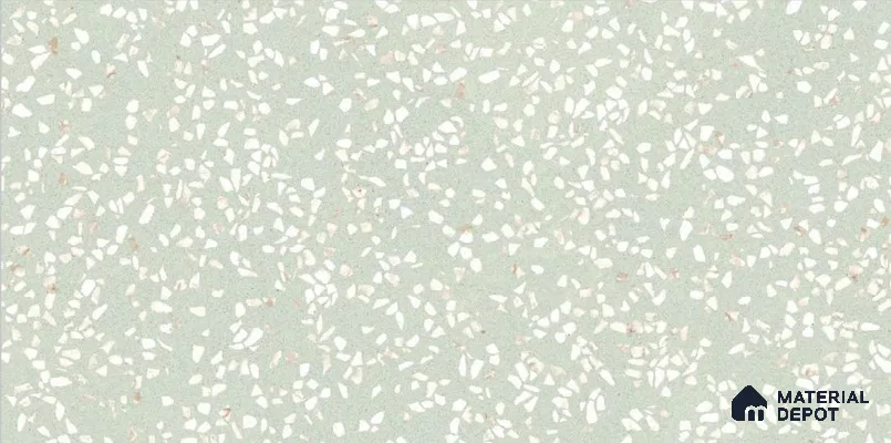 Terrazzo Floor & Wall Tile TL 12176 B Royal Terra Olive 4 ft x 2 ft Glue Matte Finish  Vitrified Tile - 9 mm