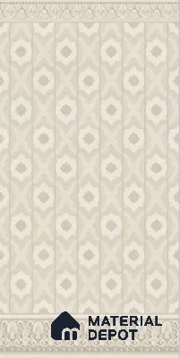 Patterned Wall Tile TL 12186 B SG Aloha Crema Decor 02 4 ft x 2 ft Glue Matte Finish  Vitrified Tile - 9 mm