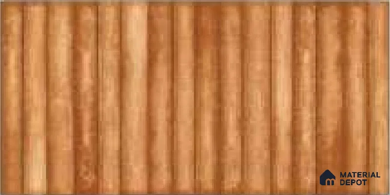 Subway & Backsplash Wall Tile TL 12141 B 12501 Sahara Brown 1 ft x 6 inc Glossy Finish  Ceramic Tile - 9 mm