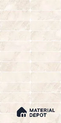 Faux Subway Wall Tile TL 10789 G Marcel Marfil 2 ft x 1 ft Glossy Finish Ceramic Tile - 9 mm | Please Expect a Slight Variation of Pattern
