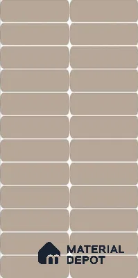 Faux Subway Wall Tile TL 10789 D Marcel Lenox 2 ft x 1 ft Glossy Finish Ceramic Tile - 9 mm | Please Expect a Slight Variation of Pattern