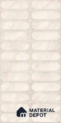 Faux Subway Wall Tile TL 10794 E Zilij Marfil 2 ft x 1 ft Glossy Finish Ceramic Tile - 9 mm | Please Expect a Slight Variation of Pattern