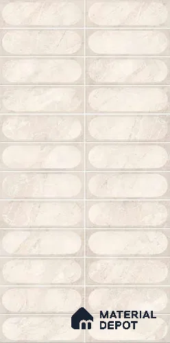 Faux Subway Wall Tile TL 10794 E Zilij Marfil 2 ft x 1 ft Glossy Finish Ceramic Tile - 9 mm | Please Expect a Slight Variation of Pattern