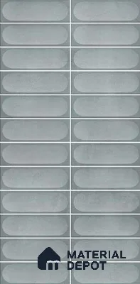 Faux Subway Wall Tile TL 10794 C Zilij Hue 2 ft x 1 ft Glossy Finish Ceramic Tile - 9 mm | Please Expect a Slight Variation of Pattern