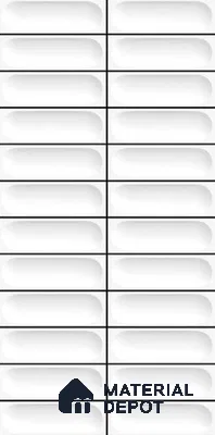 Faux Subway Wall Tile TL 10794 D Zilij Line 2 ft x 1 ft Glossy Finish Ceramic Tile - 9 mm | Please Expect a Slight Variation of Pattern