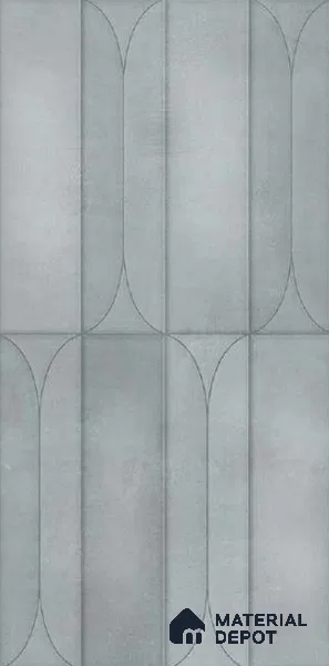 Faux Subway Wall Tile TL 10782 E Arch Hue 2 ft x 1 ft Glossy Finish Ceramic Tile - 9 mm | Please Expect a Slight Variation of Pattern