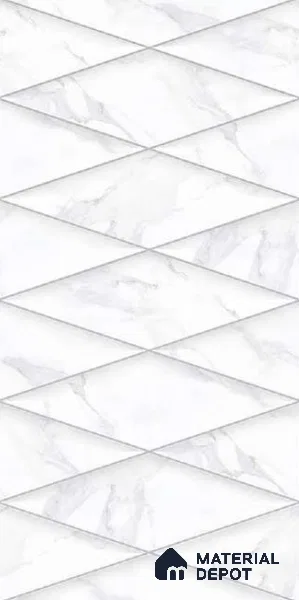 Faux Subway Wall Tile TL 10785 E Jewel Satvario 2 ft x 1 ft Glossy Finish Ceramic Tile - 9 mm | Please Expect a Slight Variation of Pattern