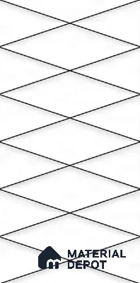 Faux Subway Wall Tile TL 10785 D Jewel Line 2 ft x 1 ft Glossy Finish Ceramic Tile - 9 mm | Please Expect a Slight Variation of Pattern