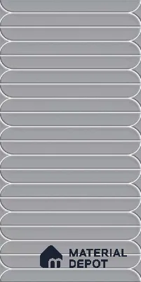 Faux Subway Wall Tile TL 10779 C Cerlat Grey 2 ft x 1 ft Glossy Finish Ceramic Tile - 9 mm | Please Expect a Slight Variation of Pattern