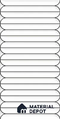 Faux Subway Wall Tile TL 10779 E Cerlat Line 2 ft x 1 ft Glossy Finish Ceramic Tile - 9 mm | Please Expect a Slight Variation of Pattern