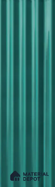Subway Punch Wall Tile TL 12552 Straw Laurel Green Glossy Finish Ceramic Tile - 9 mm