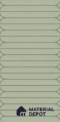 Faux Subway Wall Tile TL 10798 Riad Bice 2 ft x 1 ft Matte Finish Ceramic Tile - 9 mm | Please Expect a Slight Variation of Pattern