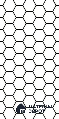 Hexagonal Wall Tile TL 10756 C Hexa Line 2 ft x 1 ft Glossy Finish Ceramic Tile - 9 mm
