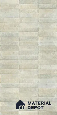 Faux Subway Wall Tile TL 10806 Facade Decor 2 ft x 1 ft Matte Finish Ceramic Tile - 9 mm | Please Expect a Slight Variation of Pattern