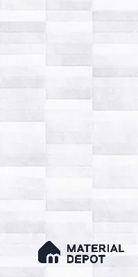 Faux Subway Wall Tile TL 10806 C Facade Milky 2 ft x 1 ft Matte Finish Ceramic Tile - 9 mm | Please Expect a Slight Variation of Pattern