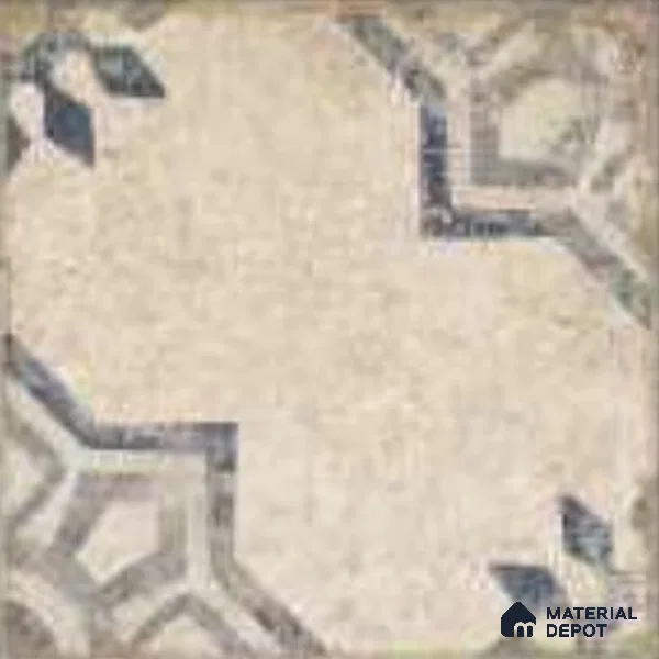 Moroccans Floor & Wall Tile TL 12153 I SP 80082 Vintage Orion Azul 8 inc x 8 inc Matte Finish Vitrified Tile - 9 mm